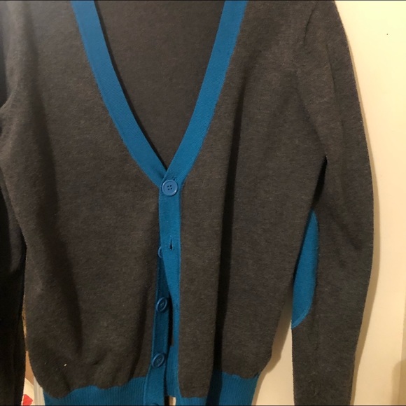 Grey patch elbow sweater - Picture 2 of 3